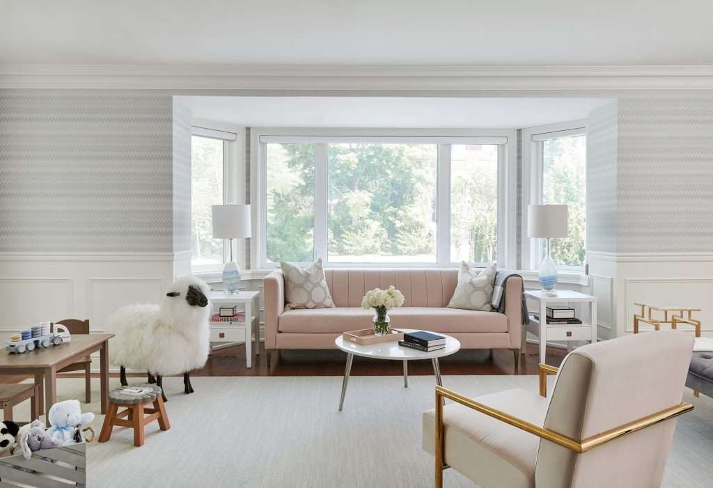Forest Hill Family Room Transitional Sophisticated Design