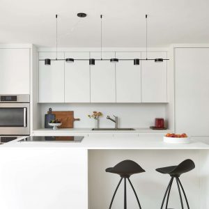 Modern white kitchen Toronto home