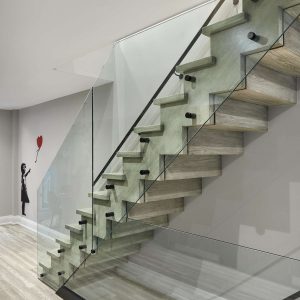 Toronto Home Glass Staircase Design inspiration