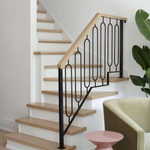 Transitional Iron Railing Rosedale Project