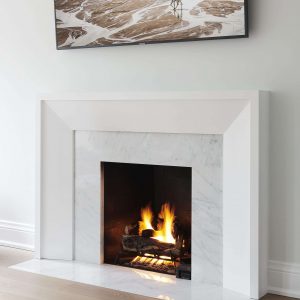 Contemporary fireplace design