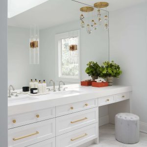 Master bathroom interior design build